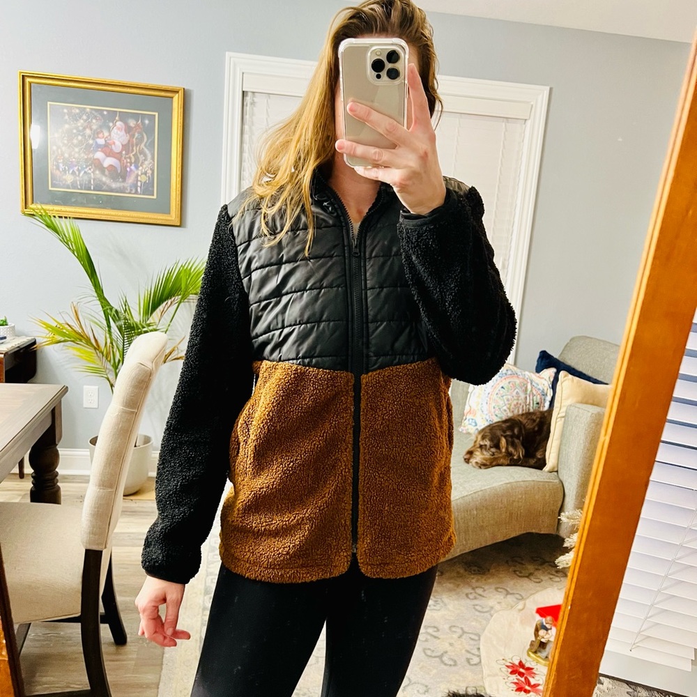 Black and Brown Coat